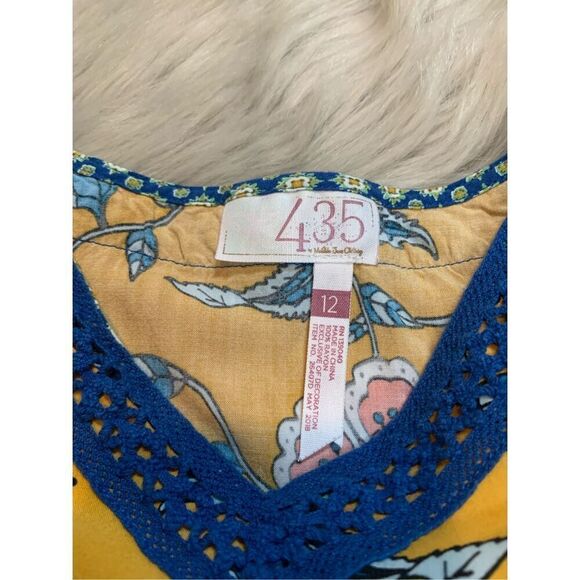 Matilda Jane Flower Power Floral Dress Choose your own path Gold Size 12 - Picture 3 of 5